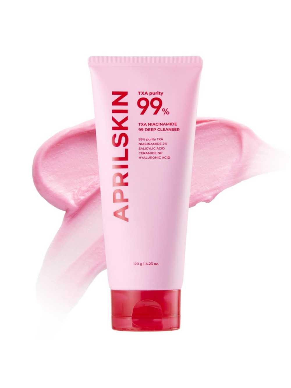 APRILSKIN TXA 99 Niacinamide Pink Bubblegum Deep Facial Cleanser